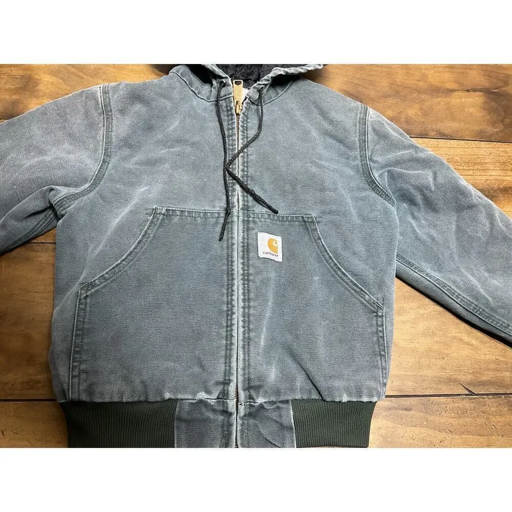 Vintage Carhartt Green Youth Small Distressed JQ643